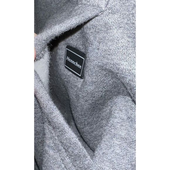 Women's Heated Pullover Hoodie Grey - Picture 10 of 15